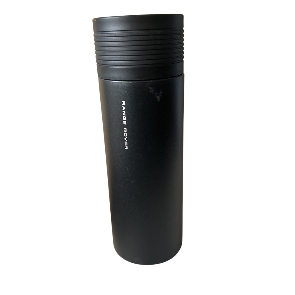 Range Rover Matte Black Insulated Travel Tumbler Water Bottle Minimalist 8.5 in